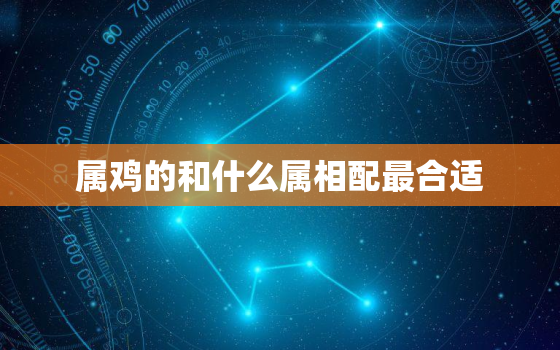 属鸡的和什么属相配最合适，属鸡和什么属相相配最好