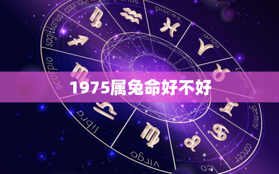 1975属兔命好不好，属兔1975什么命