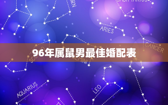 96年属鼠男最佳婚配表，老鼠最怕三种克星