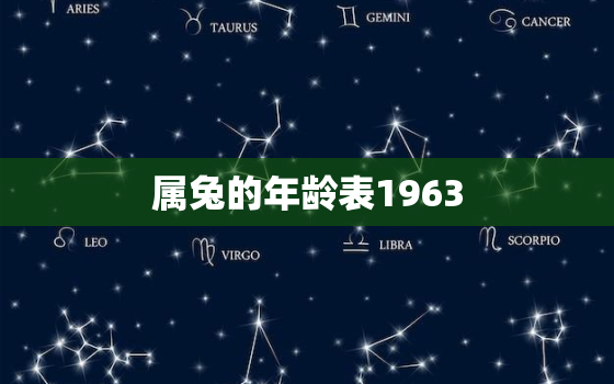 属兔的年龄表1963，属兔的年龄表2022年多大