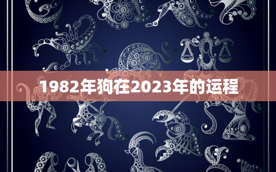 1982年狗在2023年的运程，1982年属狗人2023年全年运势