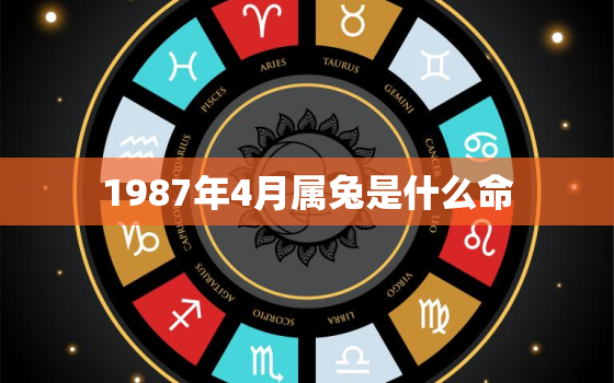 1987年4月属兔是什么命，1987年兔子是什么命