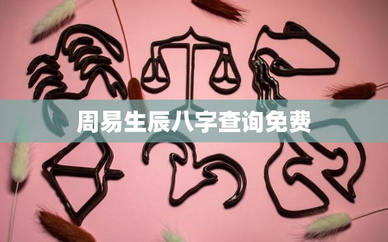 周易生辰八字查询免费，周易生辰八字取名免费