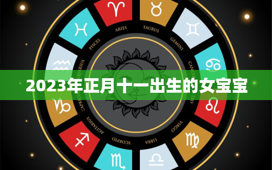 2023年正月十一出生的女宝宝，2023年正月十一是几月几号