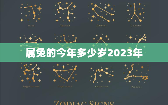 属兔的今年多少岁2023年，属兔的今年多少岁2023年结婚