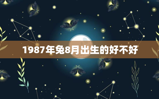 1987年兔8月出生的好不好，1987年属兔命运怎么样