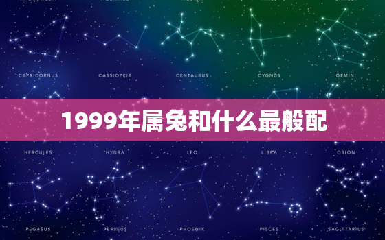 1999年属兔和什么最般配，1999年属兔配什么属相最好