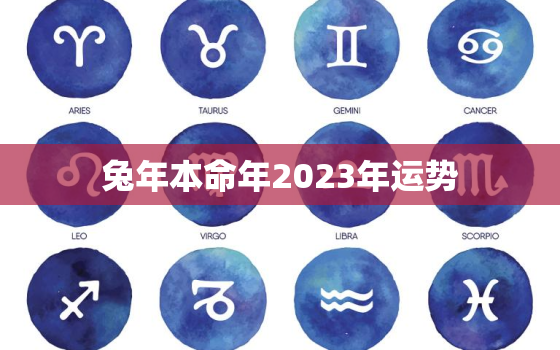 兔年本命年2023年运势，兔年本命年2023年运势车祸