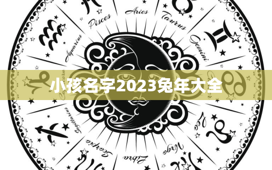 小孩名字2023兔年大全，202孩子名字大全部