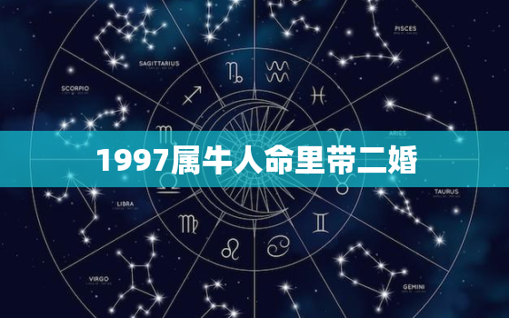 1997属牛人命里带二婚，1997属牛女人命里带二婚