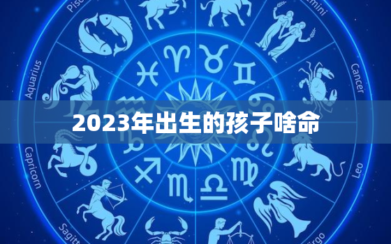 2023年出生的孩子啥命，2023年出生的宝宝是什么命的