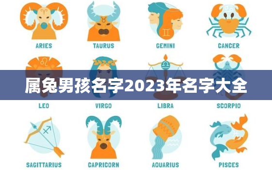 属兔男孩名字2023年名字大全，属兔男孩名字2021年名字大全