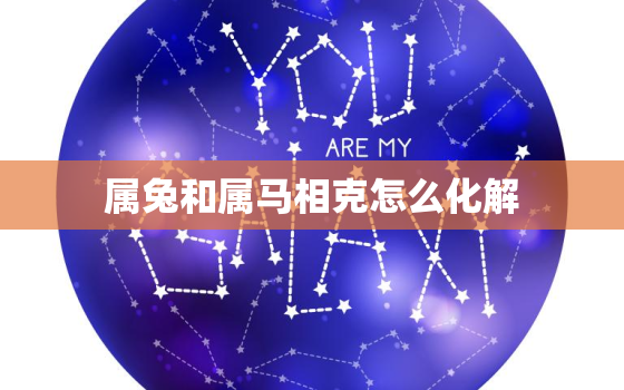 属兔和属马相克怎么化解，属兔和属马相克怎么化解婚姻