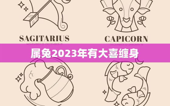 属兔2023年有大喜缠身，属兔人在2023年的整体运势如何