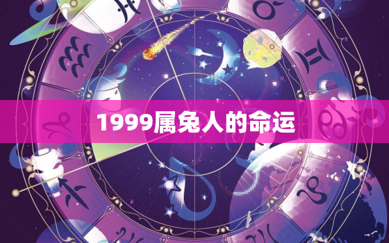 1999属兔人的命运，1999年的属兔人一生的运势