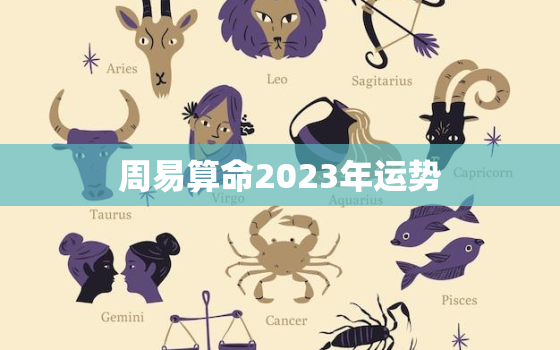 周易算命2023年运势，周易算命2023年运势详解