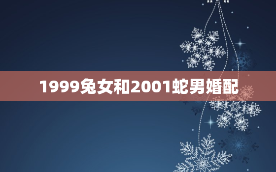 1999兔女和2001蛇男婚配，属兔女和属蛇男能过一辈子吗