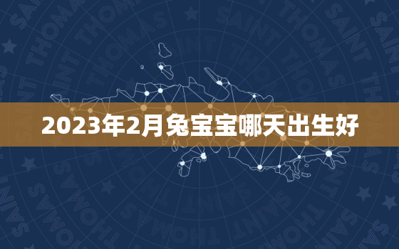 2023年2月兔宝宝哪天出生好，2023年兔宝宝几月生最好