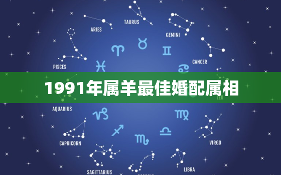 1991年属羊最佳婚配属相，1991年属羊的最佳配