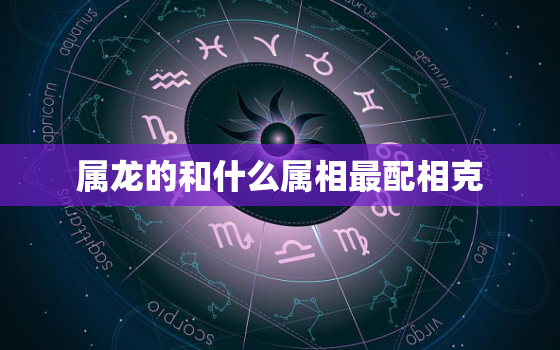 属龙的和什么属相最配相克，属狗跟属龙的相配吗