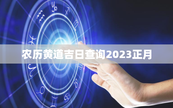 农历黄道吉日查询2023正月，2022年农历正月黄道吉日