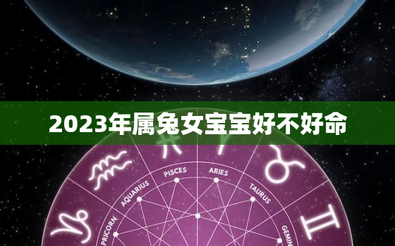 2023年属兔女宝宝好不好命，2023年属兔女宝宝好不好命呢