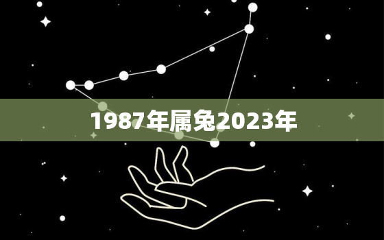 1987年属兔2023年，1987年属兔2023年幸运色