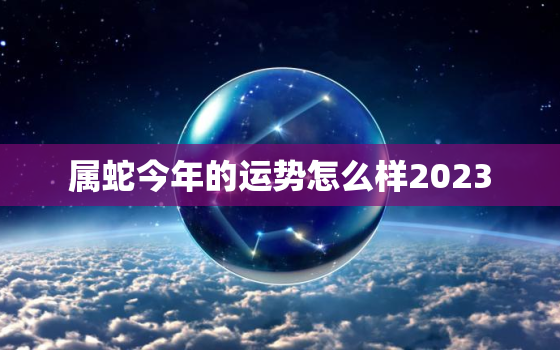 属蛇今年的运势怎么样2023，属蛇今年的运势怎么样2022