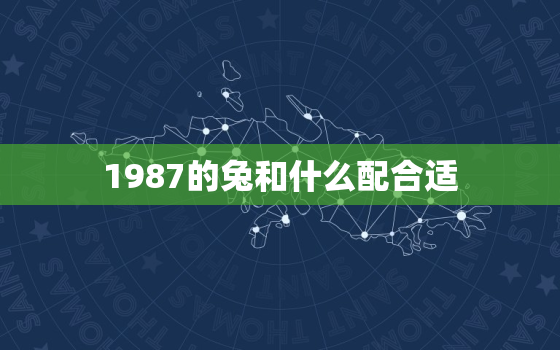 1987的兔和什么配合适，1987年属兔和属什么的最合适