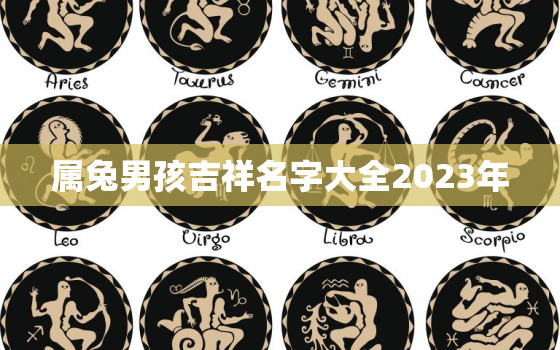 属兔男孩吉祥名字大全2023年，100个洋气小名乳名