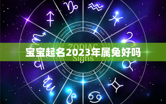 宝宝起名2023年属兔好吗，2023年兔宝宝名字