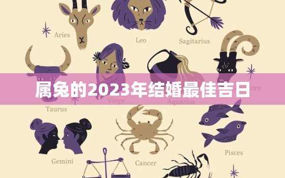 属兔的2023年结婚最佳吉日，属兔2022年最佳结婚日期