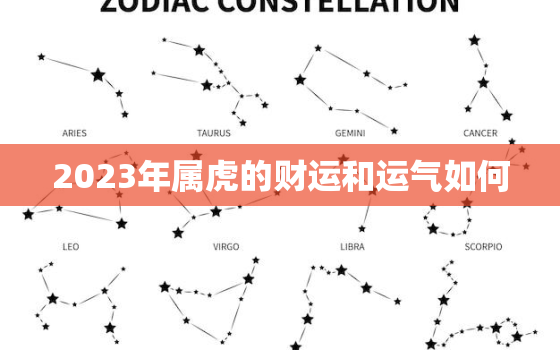 2023年属虎的财运和运气如何，2023年属虎的财运和运气如何呢