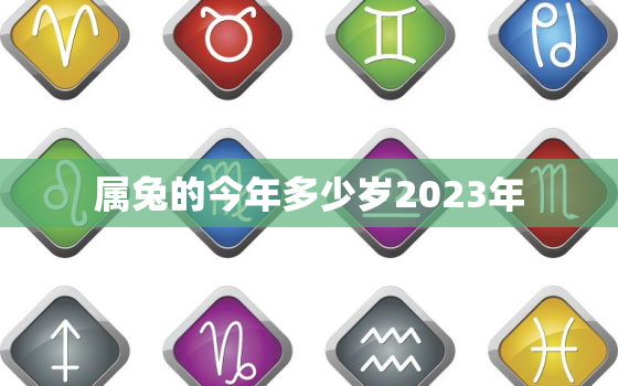 属兔的今年多少岁2023年，属兔的今年多大2022