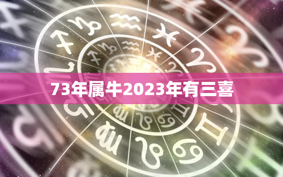 73年属牛2023年有三喜，73年属牛女适合做什么生意