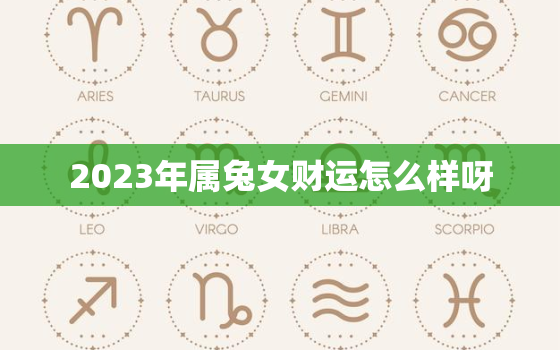 2023年属兔女财运怎么样呀，2023年属兔女孩