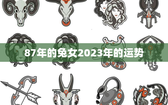 87年的兔女2023年的运势，87年女兔2023年运势与桃花