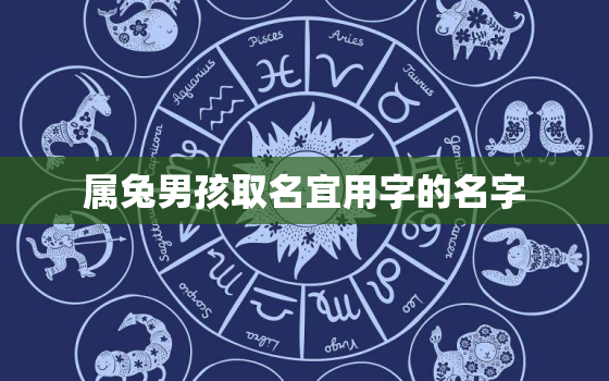 属兔男孩取名宜用字的名字，属兔的男孩取名用什么字最好