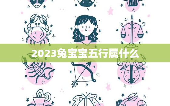 2023兔宝宝五行属什么，2023兔年五行属性