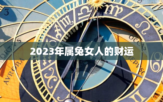 2023年属兔女人的财运，2023年兔女的全年运势