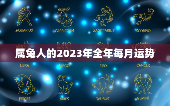 属兔人的2023年全年每月运势，属兔在2023年全年运势如何