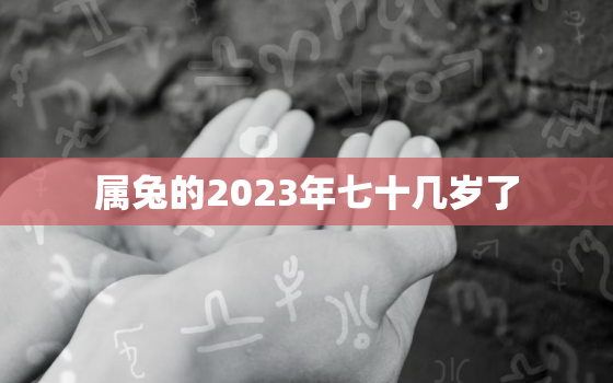 属兔的2023年七十几岁了，属兔的人2023