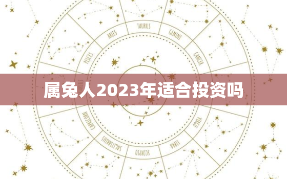 属兔人2023年适合投资吗，属兔人2021年适合投资做生意吗