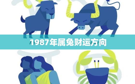 1987年属兔财运方向，1987年属兔人2021年财运方位