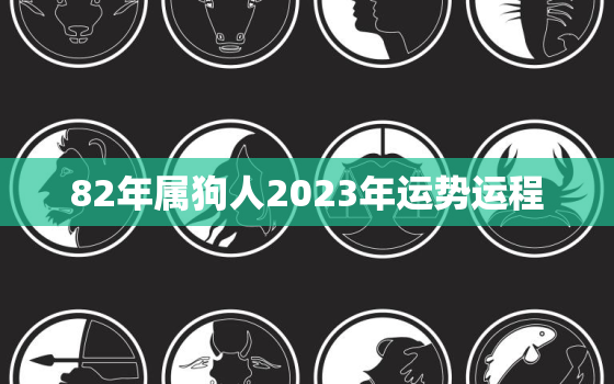 82年属狗人2023年运势运程，82年2023年属狗的运程