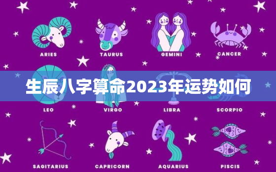 生辰八字算命2023年运势如何，2023年免费算命运势