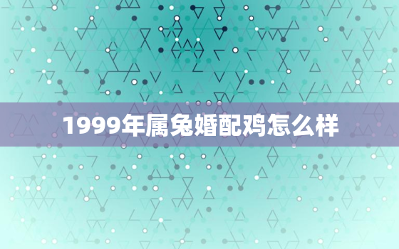 1999年属兔婚配鸡怎么样，1999年属兔和什么属相最配