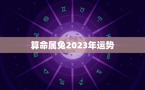 算命属兔2023年运势，属兔2023年运势及运程_2023年属兔人的全年运势