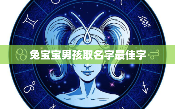 兔宝宝男孩取名字最佳字，兔宝宝男孩取名大全