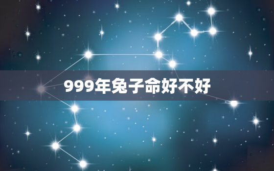 999年兔子命好不好，999年的兔子配生肖好